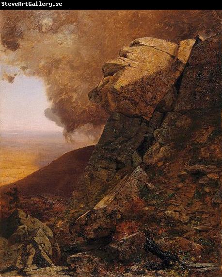 Jervis Mcentee A Cliff in the Katskills